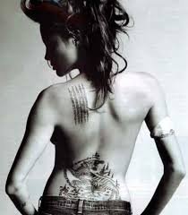 Celebrity Tattoo Regret - Angelina Jolie
