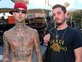 Travis Barker and DJ AM (real
