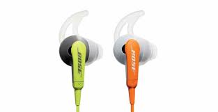 Poor dead Bose earphones - bose-orange-green