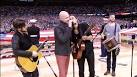 The Fray Performs Unique Version of National Anthem at NCAA ...