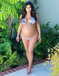 Kim Kardashian's Last Pregnant Bikini Photo Before North West's ...