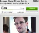 Edward Snowden gets crowdsourced support | Crave - CNET