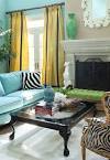 Turquoise vibrant interior design from Jill Sorensen