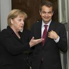 Zapatero y Merkel en la Cumbre hispano-alemana