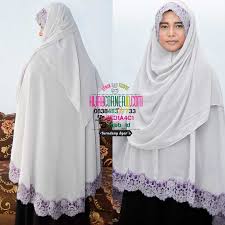 Khimar Syari Ceruty KH-04001 Model Kerudung yang... | Butik Hijab ...