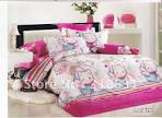 Shop Popular Hello Kitty Queen Bed Set from China | Aliexpress