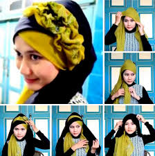 10 Tutorial Hijab Pesta Sederhana Tapi Elegan