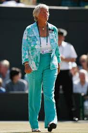 Ann Jones walks on to court to present the girl\u0026#39;s singles final trophies against Noppawan Lertcheewakarn of Thailand and Kristina Mladenovic of France on ... - Championships+Wimbledon+2009+Day+Twelve+Qi2dUfrh4a_l