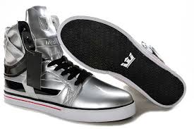 Supra Skytop II Mens Shoes - Silver/Black/White - SUPRA Shoes ...