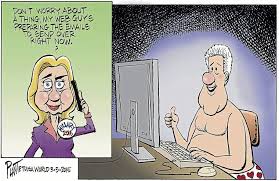 Image result for hillary at computer pics