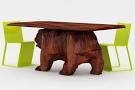 Bear Table : A Creative Furniture <b>Design</b> Brown Bear Table With <b>...</b>