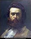 Self Portrait as a Young Man - Victor Francois Eloi Biennoury - painting1