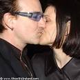 The singer was joined his wife Ali Hewson and his brother Norman Hewson. - rocca-bono-ali