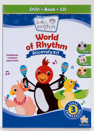 baby einstein world of rhythm discovery kit. The kit that we received for review is the World of Rhythm kit. It comes with the DVD, CD \u0026amp; a board book. - baby-einstein-world-of-rhythm-discovery-kit