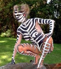 Horse Body Painting for Women