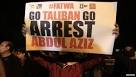 BBC News - Pakistan judge issues arrest warrant for Abdul Aziz