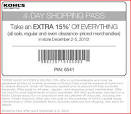 kohls coupon 15% shopping pass printable coupon