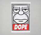 Shepard Fairey x The Simpsons Dope Poster | Cool Material