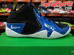 Sepatu Basket League Shockwave - Biru / Hitam | HapHapSports.com