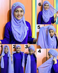 Tutorial Hijab Most Popular Models, With 10 Images_9 ...