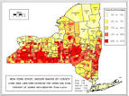 Radon Maps of New York State by County and Town