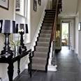 Black Lacquered Console Table - Contemporary - entrance/