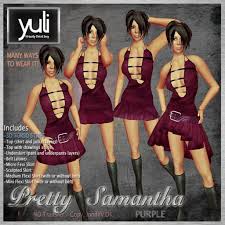 (Yuli) Pretty Samantha Dress PURPLE (leather fabrics) - !Yuli-%20Pretty%20Samantha%20Dress%20PURPLE%20copie