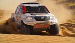 DAKAR 2015 TEST ON RALLY OF MOROCCO FOR TOYOTA HILUX