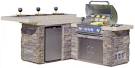 Jr Gourmet - Q Outdoor Island Kitchen with infrared grilling ...