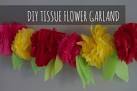 Cinco De Mayo DIY Craft: Tissue Flower Garland Arts and Crafts