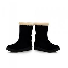 new 2015 fashion ladies snow women flat boots ankle autumn warm ...