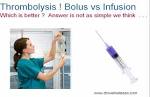 <b>thrombolytic therapy</b> are