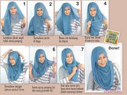 NEW TUTORIAL MEMAKAI JILBAB SEGIEMPAT PARIS - hijab tutorial