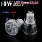 10w LED GROW LIGHT E27 3red 2Blue LED Grow Lamps for flowering ...