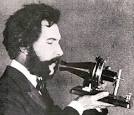 ALEXANDER GRAHAM BELL INVENTOR OF THE TELEPHONE - alexander_graham_bell_1876_speaking_into_telephone