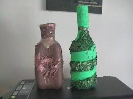 botella decorada en ¿Cómo convertir una botella en un bonito adorno?