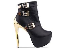 Buckle up for the black boot trend with gold trimmings � High ...