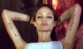Angelina Jolie Tattoo Design - Tiger Tattoo