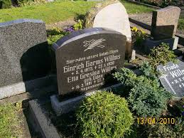 Grab von Hinrich Harms Willms (03.04.1873-22.01.1950), Friedhof ... - bb063
