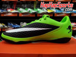 Sepatu Futsal Nike Hypervenom Phelon IC - Hijau/Hitam | HapHap Sports