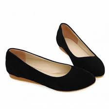 Suede Upper Pure Color Close Toe Flats @ Womens Sexy Flat Shoes ...