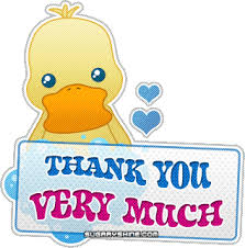 A big thank you to everyone