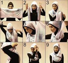 Cara Memakai Jilbab Panjang Simpel Elegan Terbaru