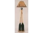 2 Wooden Paddle Floor Lamp | Rustic Cabin Lamps | Antlers Etc