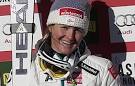 Elisabeth Görgl führt beim Riesenslalom in Aspen