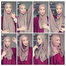 Cara memakai jilbab pashmina terbaru dan Modern