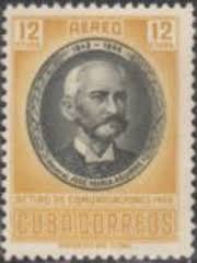 Stamp: Jose Maria Aguirre (Cuba) (Famos Poeples) Mi:CU 489 - Jose--Maria-Aguirre