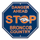 BRONCOS Stop Sign | Pro Football Hall of Fame