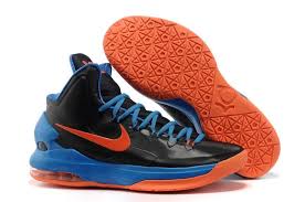 Nike Zoom KD 5 Basketball Shoes Black Blue Orange,Nike Zoom KD V