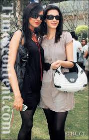 Ritu Singh (L) and Rebecca Tyagi at a brunch party hosted by designer Sumeet - Ritu-Singh-Rebecca-Tyagi